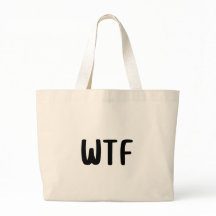 WTF Minimalistische Grappige Esthetische Canvas