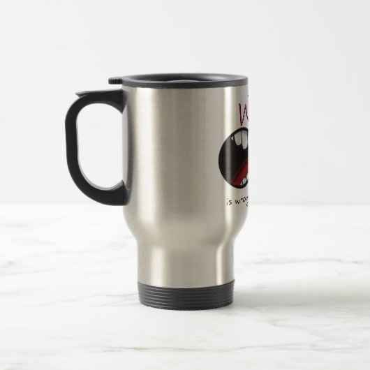 WTF-Mok hebben | Will Travel Reisbeker (Links)