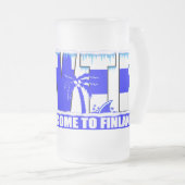 WTF-Mok Matglas Bierpul (Voorkant rechts)