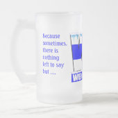 WTF-Mok Matglas Bierpul (Links)