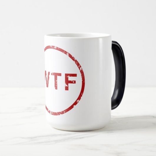 WTF Mug Magische Mok (Voorkant rechts)