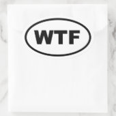 WTF OVALE STICKER (Tas)