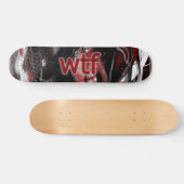 wtf persoonlijk skateboard (Horizontaal)