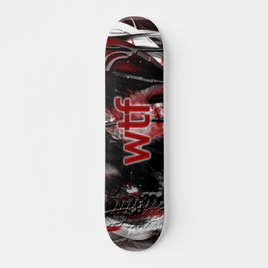 wtf persoonlijk skateboard (Voorkant)