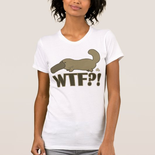 WTF Platypus T-shirt (Voorkant)