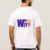 wtf? Pro-Kerry-shirt T-shirt (Achterkant)