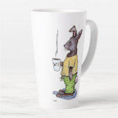 WTF Rabbit latte mug Mok (Rechterhoek)