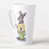 WTF Rabbit latte mug Mok (Linkerhoek)