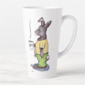 WTF Rabbit latte mug Mok (Rechts)