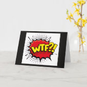 WTF sarcastische en grappige uitspraak over de rea Kaart (Gele Bloem)