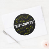 [WTF?scooters!] Sticker (Envelop)
