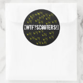 [WTF?scooters!] Sticker (Tas)