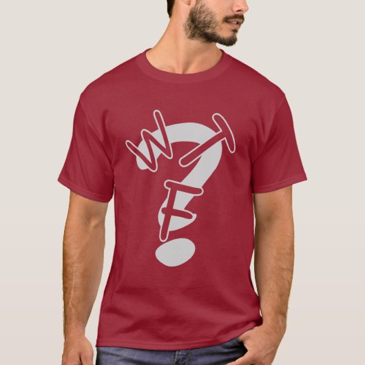WTF-shirt T-shirt (Voorkant)