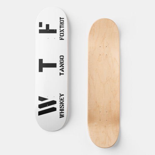 WTF SKATEBOARD (Voorkant)