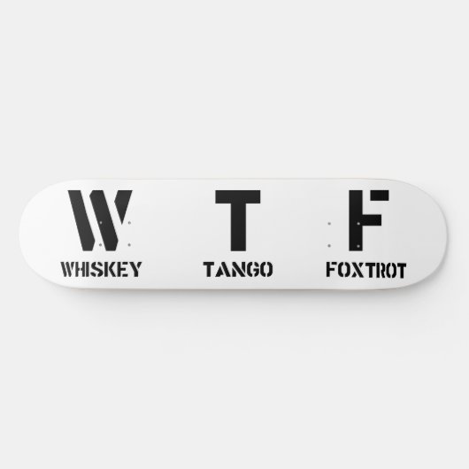 WTF SKATEBOARD (Horizontaal)