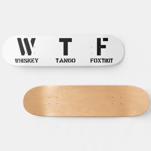 WTF SKATEBOARD (Horizontaal)