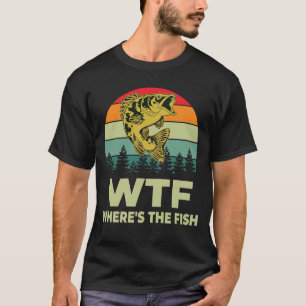 WTF Terwijl de visgrappige Lover Gift Vist T-shirt