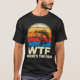 WTF Terwijl de visgrappige Lover Gift Vist T-shirt