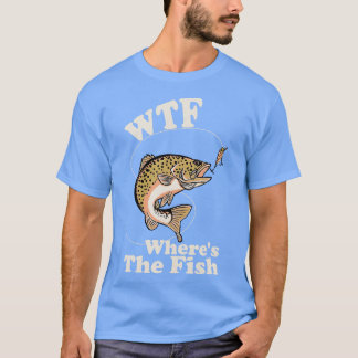 WTF terwijl de visgrappige Vist T-shirt