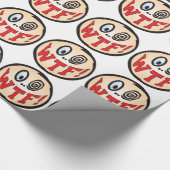 WTF Text Head Cadeaupapier (Hoek)