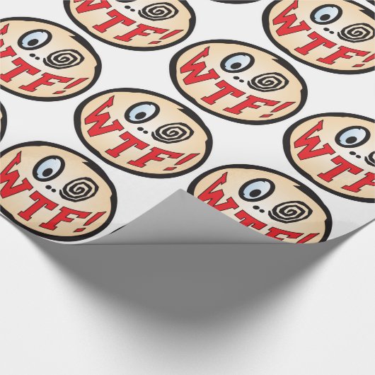 WTF Text Head Cadeaupapier (Hoek)