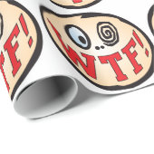 WTF Text Head Cadeaupapier (Rol Hoek)