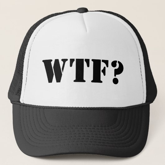 WTF? Trucker Hat Trucker Pet (Voorkant)