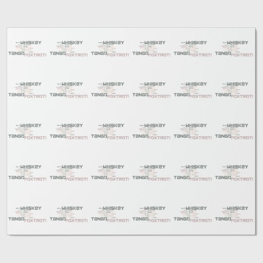 WTF! Verpakkingspapier Cadeaupapier (Vlak)