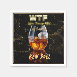 WTF Vijftig Mannen Servet