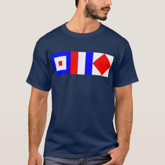 WTF Vlaggen voor Scheepssignalen – Whiskey Tango F T-shirt