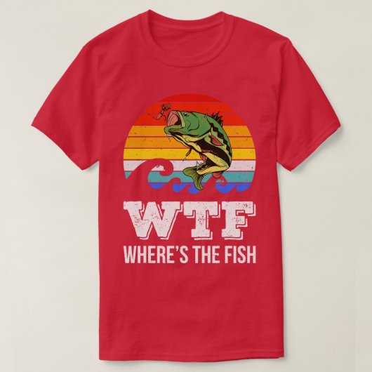 WTF waar de vis is T-shirt (Design voorkant)