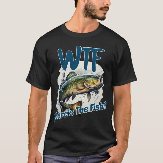 WTF, waar de vis T-Shirt is (Voorkant)