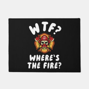 WTF Waar is de brandweerman? Deurmat