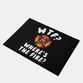 WTF Waar is de brandweerman? Deurmat (Schuin)