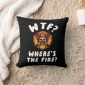 WTF Waar is de brandweerman? Kussen (Deken)