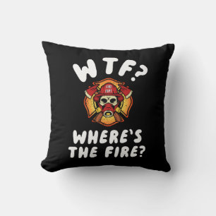 WTF Waar is de brandweerman? Kussen