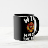 WTF Waar is de brandweerman? Mok (Voorkant rechts)