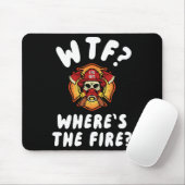WTF Waar is de brandweerman? Muismat (Met muis)
