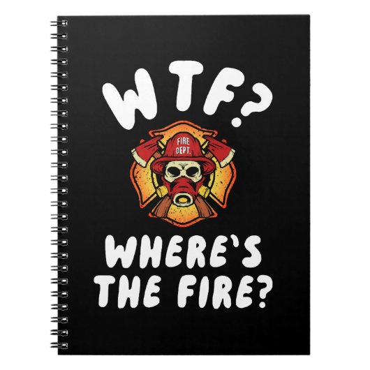 WTF Waar is de brandweerman? Notitieboek (Voorkant)