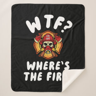 WTF Waar is de brandweerman? Sherpa Deken