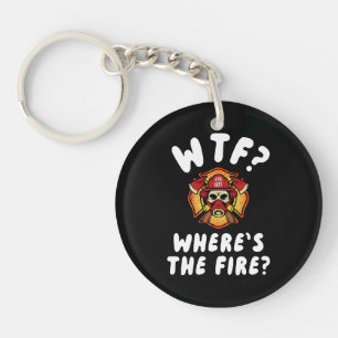 WTF Waar is de brandweerman? Sleutelhanger