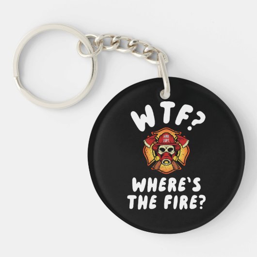 WTF Waar is de brandweerman? Sleutelhanger (Voorkant)