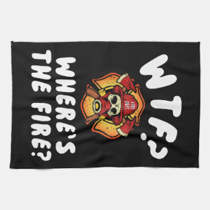 WTF Waar is de brandweerman? Theedoek