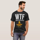 WTF Waar is de Fiesta? T-shirt (Voorkant volledig)