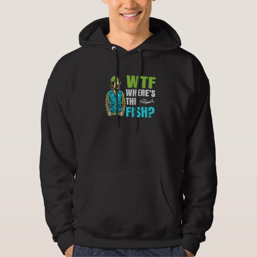 WTF waar is de Fish Fisher Statement Hoodie (Voorkant)