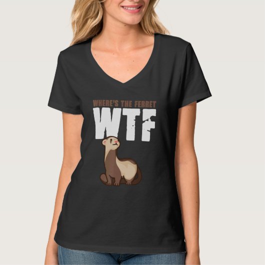 WTF Waar is de Fret Dier 4 T-shirt (Voorkant)