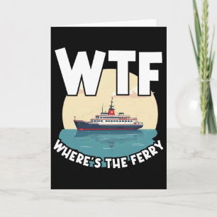 Wtf Waar Is De Veerboot Grappig Zomer Eiland Reize Kaart