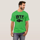 WTF WAAR IS DE VIS GRAPPIG SPOOF T-shirt (Voorkant volledig)