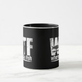 WTF waar is de vis grappig vissen Mok (Midden)