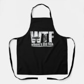 WTF waar is de vis grappig vissen Schort (Voorkant)
